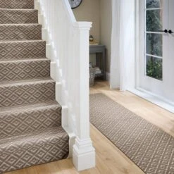 Marvel Geo Hard-wearing Washable Stair Runner -Online Home Furnishings 30977239 alt06