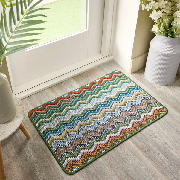 Marvel Boucle Zig Zag Washable Doormat 3 Marvel Boucle Zig Zag Washable Doormat