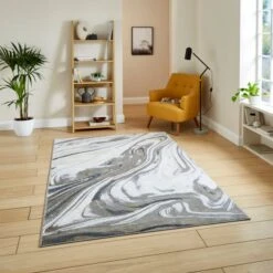 Tidal Mono Rug -Online Home Furnishings 30977805