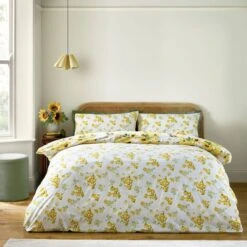 Catherine Lansfield Sunflowers Reversible Duvet Cover & Pillowcase Set -Online Home Furnishings 30983053 alt02