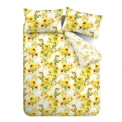 Catherine Lansfield Sunflowers Reversible Duvet Cover & Pillowcase Set -Online Home Furnishings 30983053 alt05