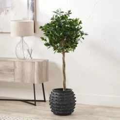 Bobble Fibrestone Plant Pot 25 Bobble Fibrestone Plant Pot -Online Home Furnishings 30983199