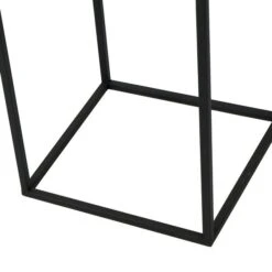 Set Of 2 Square Graphite Metal Plant Stands -Online Home Furnishings 30983205 alt02