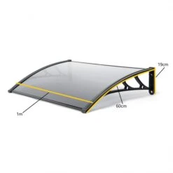 Greenhurst 1m Door Canopy -Online Home Furnishings 30988970 alt01