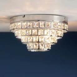 Return - Vogue Motown 4 Light Jewel Flush Ceiling Light -Online Home Furnishings 30989854 alt02