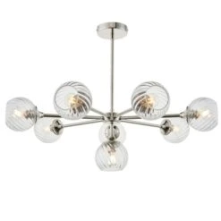 Vogue Asher Art Deco 8 Light Adjustable Ceiling Light 13 Vogue Asher Art Deco 8 Light Adjustable Ceiling Light -Online Home Furnishings 30990093 alt07