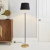Clara Black Floor Lamp 2 Clara Black Floor Lamp -Online Home Furnishings 60217606