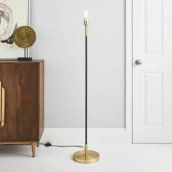 Clara Black Floor Lamp -Online Home Furnishings 60217606 alt03
