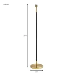 Clara Black Floor Lamp -Online Home Furnishings 60217606 alt09